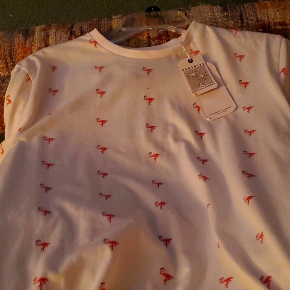 Men's flamingo tee